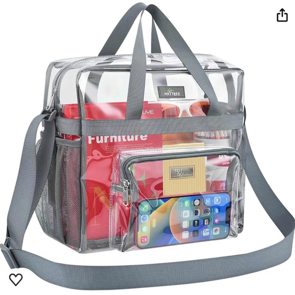 NWOT Clear bag